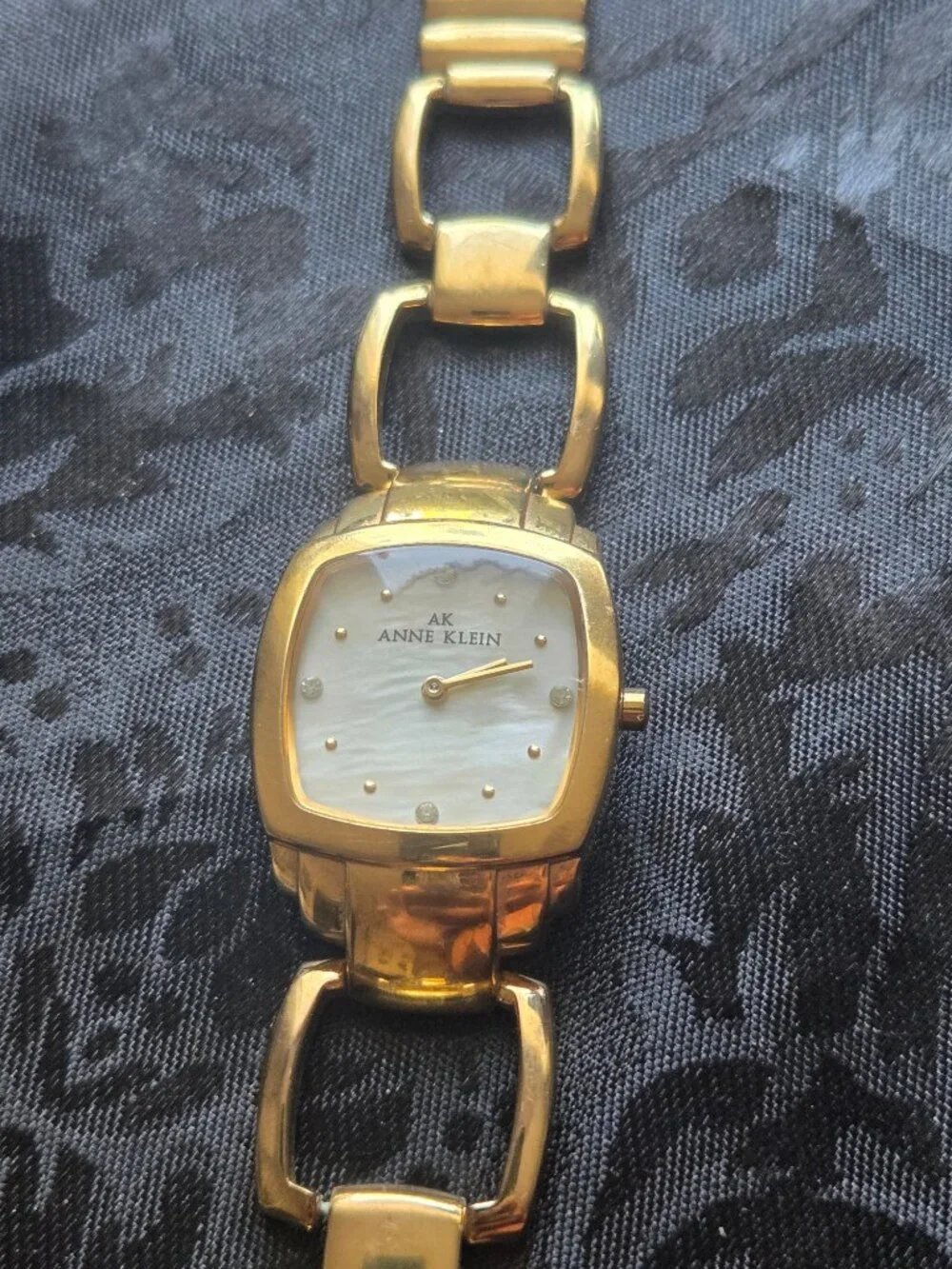 Vintage ANNE KLEIN Women's Gold-Tone Bracelet Watch